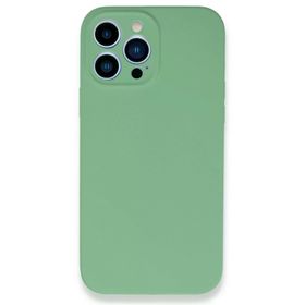 Newface iPhone 13 Pro Max Lansman Legant Silikon Yeşil Cep Telefonu Kılıfı