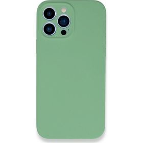 Newface iPhone 13 Pro Max Lansman Legant Silikon Yeşil Cep Telefonu Kılıfı