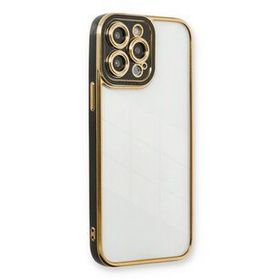 Newface iPhone 13 Pro Max Liva Lens Silikon Siyah Kılıf