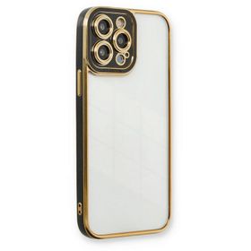 Newface iPhone 13 Pro Max Liva Lens Silikon Siyah Kılıf