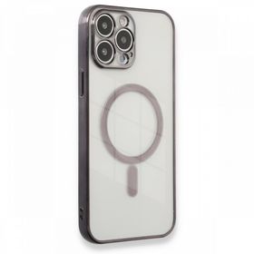 Newface iPhone 13 Pro Max Magneticsafe Lazer Silikon Siyah Kılıf