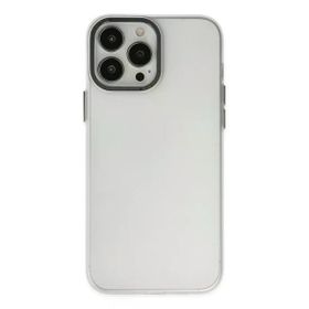Newface iPhone 13 Pro Max Modos Metal Kapak Şeffaf Kılıf