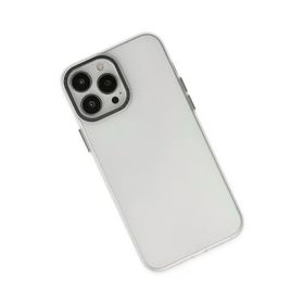 Newface iPhone 13 Pro Max Modos Metal Kapak Şeffaf Kılıf