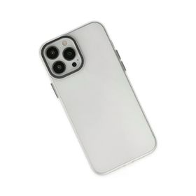 Newface iPhone 13 Pro Max Modos Metal Kapak Şeffaf Kılıf