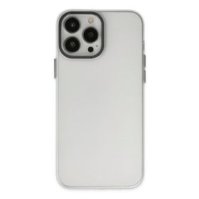 Newface iPhone 13 Pro Max Modos Metal Kapak Şeffaf Kılıf