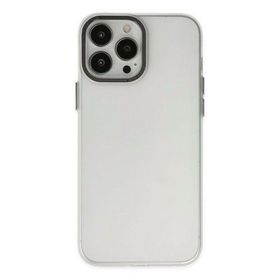 Newface iPhone 13 Pro Max Modos Metal Kapak Şeffaf Kılıf