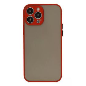 Newface iPhone 13 Pro Max Montreal Silikon Kapak Kırmızı Cep Telefonu Kılıfı