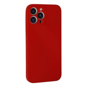 Newface iPhone 13 Pro Max Nano İçi Kadife Silikon Kırmızı Kılıf
