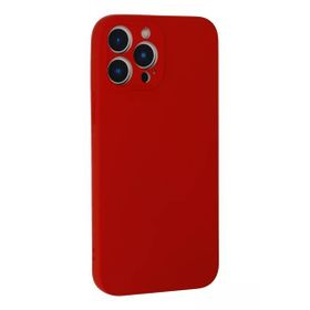Newface iPhone 13 Pro Max Nano İçi Kadife Silikon Kırmızı Kılıf