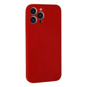 Newface iPhone 13 Pro Max Nano İçi Kadife Silikon Kırmızı Kılıf
