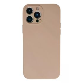 Newface iPhone 13 Pro Max Nano İçi Kadife Silikon Pudra Cep Telefonu Kılıfı