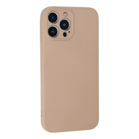 Newface iPhone 13 Pro Max Nano İçi Kadife Silikon Pudra Cep Telefonu Kılıfı
