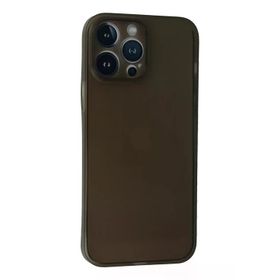 Newface iPhone 13 Pro Max PP Ultra İnce Kapak Gri Cep Telefonu Kılıfı