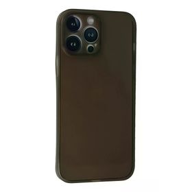 Newface iPhone 13 Pro Max PP Ultra İnce Kapak Gri Cep Telefonu Kılıfı