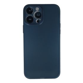 Newface iPhone 13 Pro Max PP Ultra İnce Kapak Mavi Cep Telefonu Kılıfı