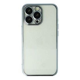 Newface iPhone 13 Pro Max Razer Lensli Silikon Mavi Kılıf