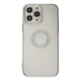 Newface iPhone 13 Pro Max Santa Lens Silikon Şeffaf Cep Telefonu Kılıfı