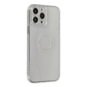 Newface iPhone 13 Pro Max Santa Lens Silikon Şeffaf Cep Telefonu Kılıfı