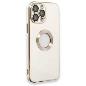 Newface iPhone 13 Pro Max Store Silikon Beyaz Kılıf