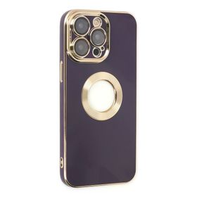 Newface iPhone 13 Pro Max Store Silikon Derin Mor Cep Telefonu Kılıfı
