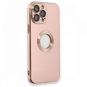 Newface iPhone 13 Pro Max Store Silikon Pembe Kılıf
