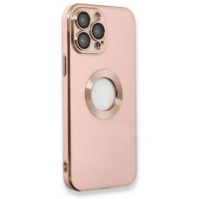 Newface iPhone 13 Pro Max Store Silikon Pembe Kılıf