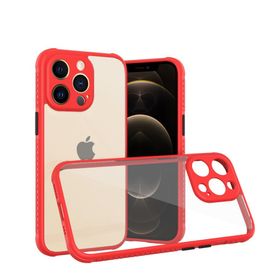 Newface iPhone 13 Pro Miami Şeffaf Silikon Siyah Cep Telefonu Kılıfı