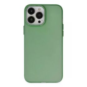 Newface iPhone 13 Pro Modos Metal Kapak Koyu Yeşil Cep Telefonu Kılıfı