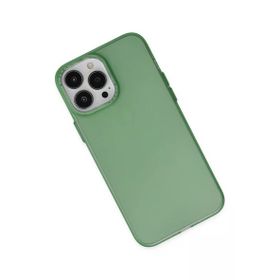 Newface iPhone 13 Pro Modos Metal Kapak Koyu Yeşil Cep Telefonu Kılıfı