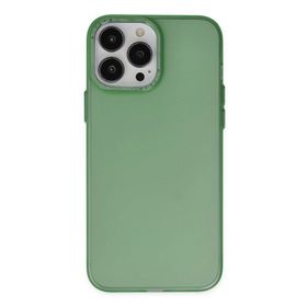 Newface iPhone 13 Pro Modos Metal Kapak Koyu Yeşil Cep Telefonu Kılıfı