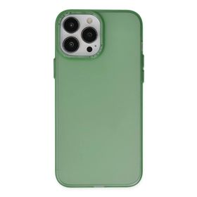 Newface iPhone 13 Pro Modos Metal Kapak Koyu Yeşil Cep Telefonu Kılıfı