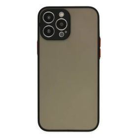 Newface iPhone 13 Pro Montreal Silikon Kapak Siyah Kılıf