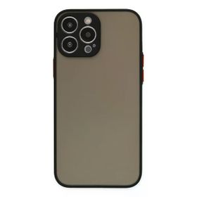 Newface iPhone 13 Pro Montreal Silikon Kapak Siyah Kılıf