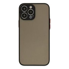 Newface iPhone 13 Pro Montreal Silikon Kapak Siyah Kılıf
