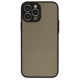 Newface iPhone 13 Pro Montreal Silikon Kapak Siyah Kılıf