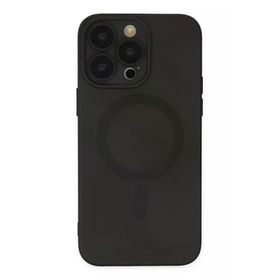 Newface iPhone 13 Pro Moshi Lens Magneticsafe Silikon Siyah Kılıf