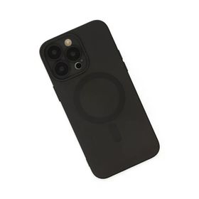 Newface iPhone 13 Pro Moshi Lens Magneticsafe Silikon Siyah Kılıf