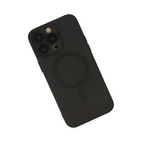 Newface iPhone 13 Pro Moshi Lens Magneticsafe Silikon Siyah Kılıf