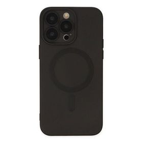Newface iPhone 13 Pro Moshi Lens Magneticsafe Silikon Siyah Kılıf