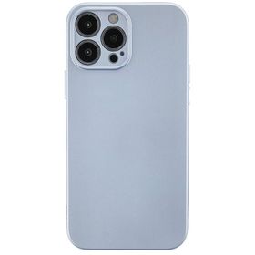 Newface iPhone 13 Pro Nano İçi Kadife Silikon Sky Blue Cep Telefonu Kılıfı