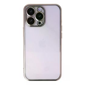 Newface iPhone 13 Pro Razer Lensli Silikon Gold Kılıf