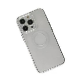 Newface iPhone 13 Pro Santa Lens Silikon Şeffaf Kılıf