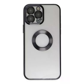 Newface iPhone 13 Pro Slot Silikon Siyah Cep Telefonu Kılıfı