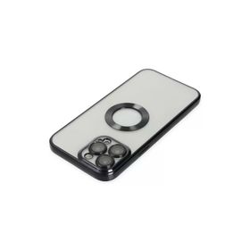 Newface iPhone 13 Pro Slot Silikon Siyah Cep Telefonu Kılıfı