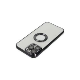 Newface iPhone 13 Pro Slot Silikon Siyah Cep Telefonu Kılıfı