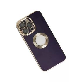 Newface iPhone 13 Pro Store Silikon Derin Mor Kılıf