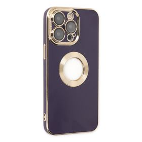 Newface iPhone 13 Pro Store Silikon Derin Mor Kılıf