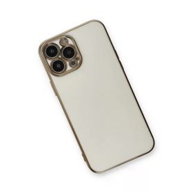 Newface iPhone 13 Pro Volet Silikon Beyaz Kılıf