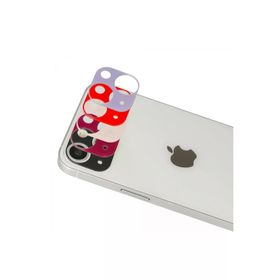 Newface iPhone 13 Rainbow Koyu Kırmızı Kamera Lens Koruma Cam