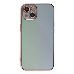 Newface iPhone 13 Volet Silikon Açık Yeşil Cep Telefonu Kılıfı